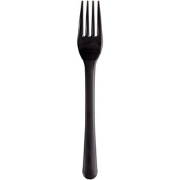 Bestick Gaffel flergångs PP 18cm Grå 50st/fp