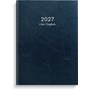 Liten Dagbok 2027 blått konstläder