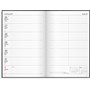 Kontorskalender 2027 svart konstläder