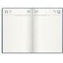 Kalender 2026 1-årsdagbok blått konstläder
