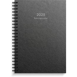 Kalender 2025 Bokningsjournalen svart kartong