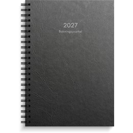 Bokningsjournalen 2027 svart kartong