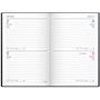 Kalender 2026 Stora Fick svart konstläder