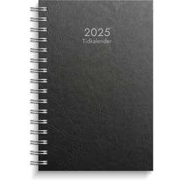 Kalender 2025 Tidkalender svart kartong