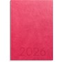 Kalender 2026 Weekly A5 rosa konstläder