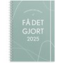 Kalender 2025 Få det gjort grön