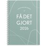 Kalender 2026 Få det gjort grön
