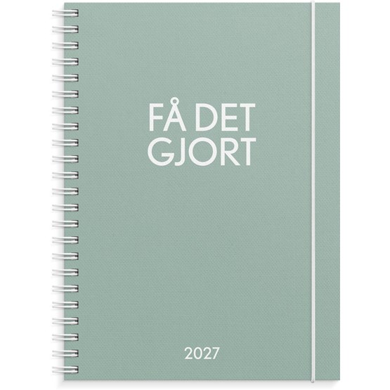 Kalender Få det gjort 2027 grön