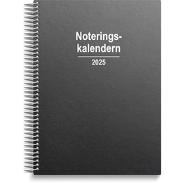 Kalender 2025 Noteringskalendern refill