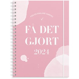 Kalender 2024 Få det gjort rosa