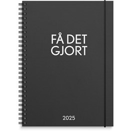 Kalender 2025 Få det gjort svart