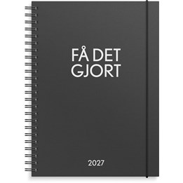 Kalender Få det gjort 2027 svart