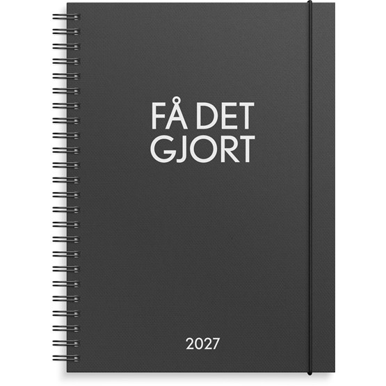 Kalender Få det gjort 2027 svart