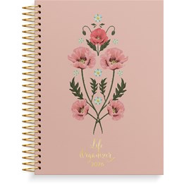 Kalender 2026 Life Organizer rosa