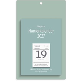 Väggplån med dagblock 2027 Humor