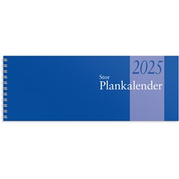 Kalender 2025 Stor Plankalender spiralb