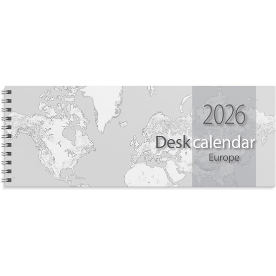 Kalender 2026 Desk calendar Europe