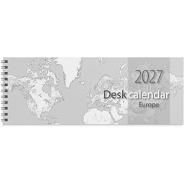 Desk calendar Europe 2027