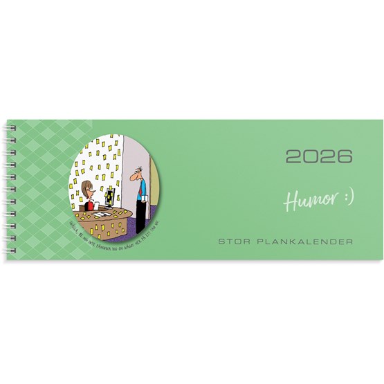 Kalender 2026 Stor Plankalender Humor