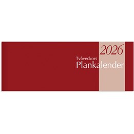 Kalender 2026 Tvåveckors Plankalender