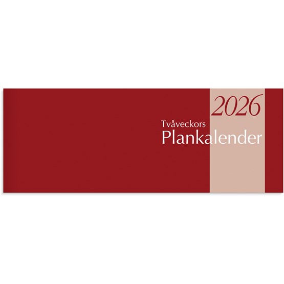 Kalender 2026 Tvåveckors Plankalender