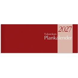 Tvåveckors Plankalender 2027