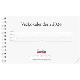Kalender 2026 Veckokalendern refill