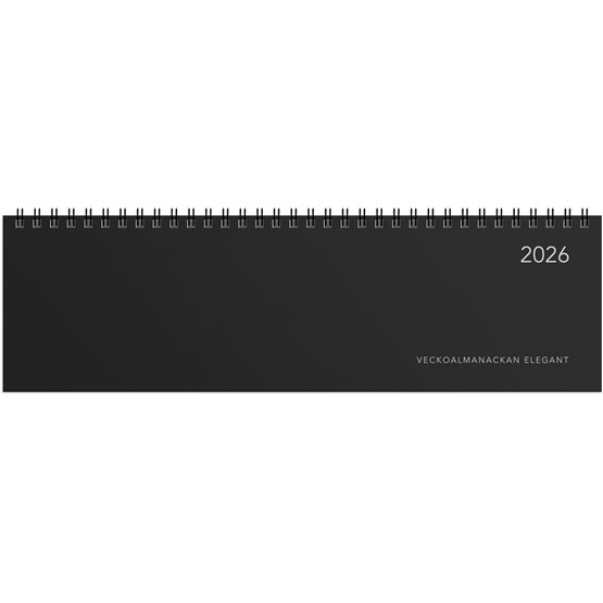 Kalender 2026 Veckoalmanackan Elegant