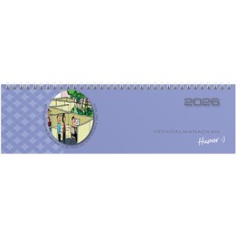 Kalender 2026 Veckoalmanackan Humor