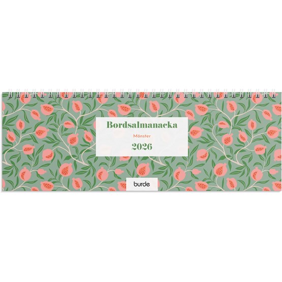 Kalender 2026 Bordsalmanackan Mönster