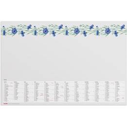 Kalender 2025 Skrivunderlägg Blomster