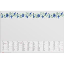 Kalender 2026 Skrivunderlägg Blomster