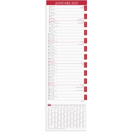 Kalender 2025 Stor Bordskalender flik