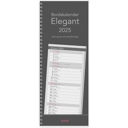 Kalender 2025 Bordskalender Elegant spiral