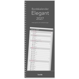 Bordskalender Elegant 2027 spiral