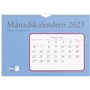 Väggkalender 2025 Månadskalendern