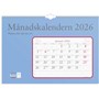 Väggkalender 2026 Månadskalendern