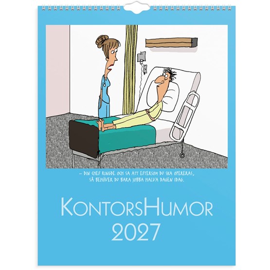 Väggkalender 2027 Kontorshumor