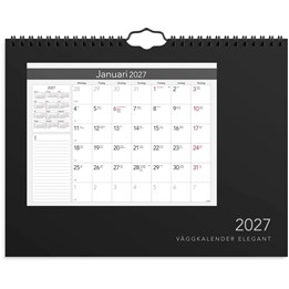 Väggkalender 2027  Elegant