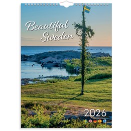 Väggkalender 2026 Beautiful Sweden