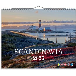 Väggkalender 2025 Scandinavia Slut hos leverantör