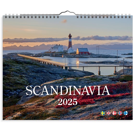 Väggkalender 2025 Scandinavia