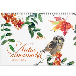 Väggkalender 2025 Naturalmanacka