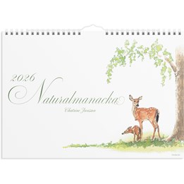 Väggkalender 2026 Naturalmanacka