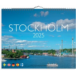Väggkalender 2025 Stockholm