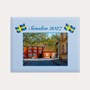 Väggkalender Sweden 2027 med kuvert