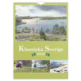 Väggkalender 2025 Klassiska Sverige