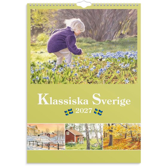 Väggkalender 2027 Klassiska Sverige