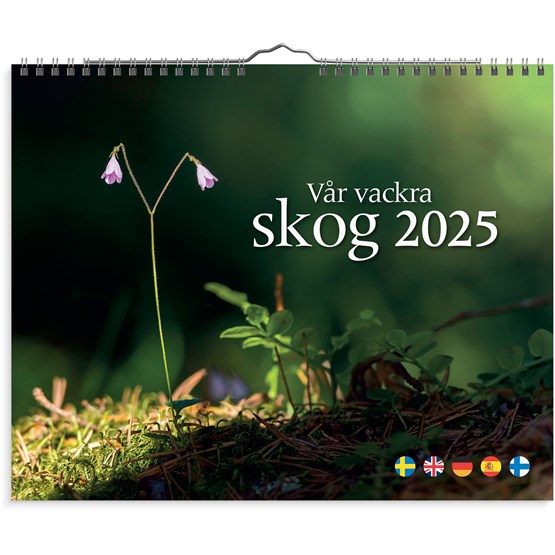 Väggkalender 2025 Vår vackra skog