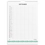 Familjekalender 2027 Illustrerad blomster